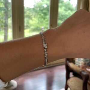 Cable Collectibles Heart Bracelet with Diamonds